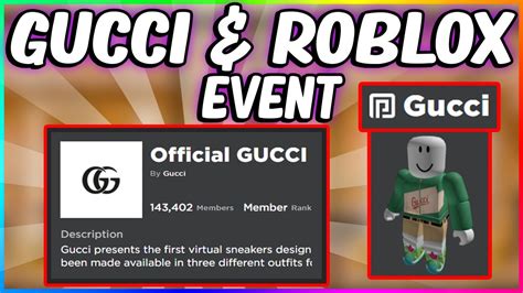 gucci events|Gucci event roblox.